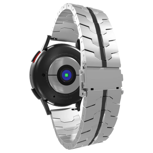 Amazfit GTS 2 Steel Iron Strap (Silver/Black)