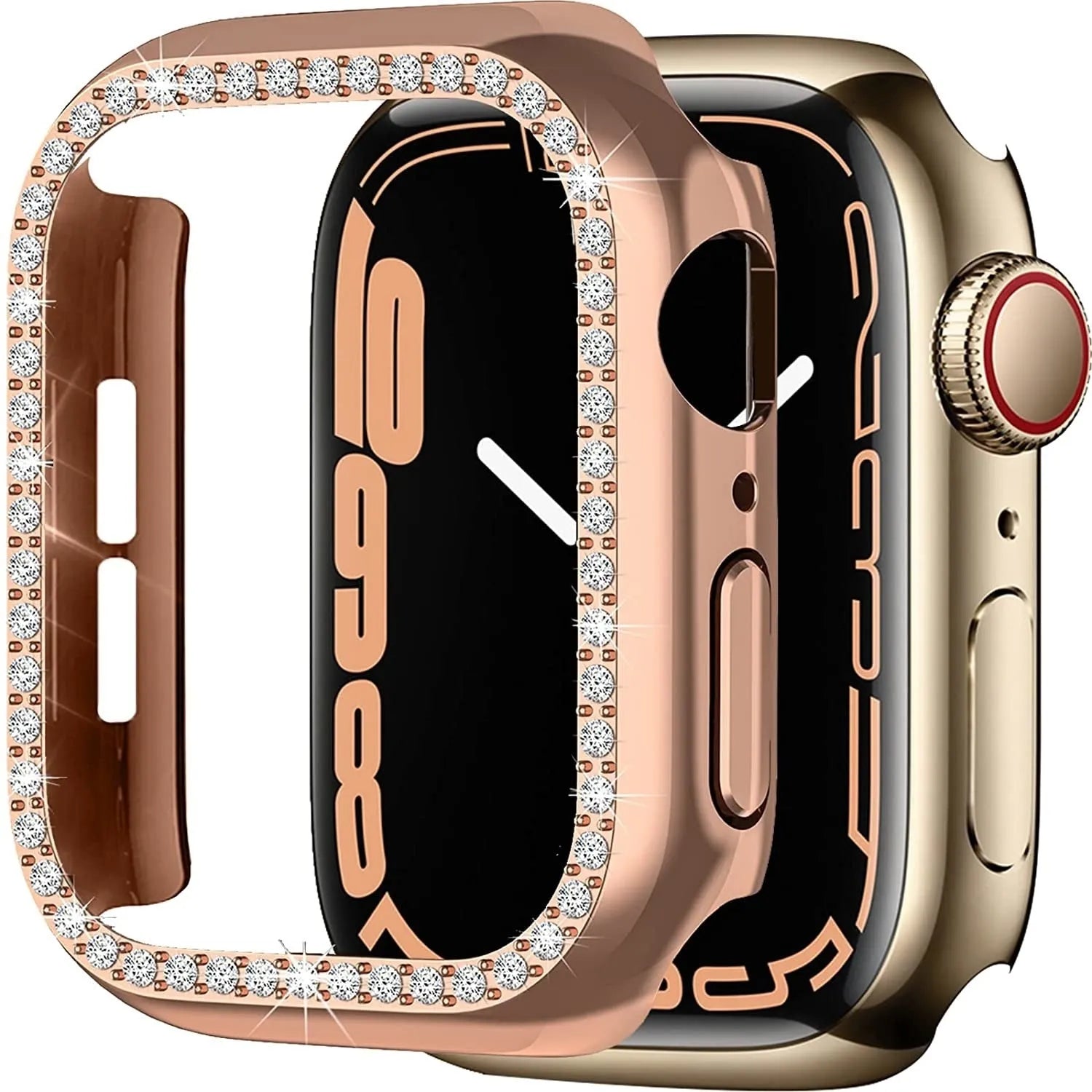 Apple Watch Diamond PC Hard Case (Rose Gold)