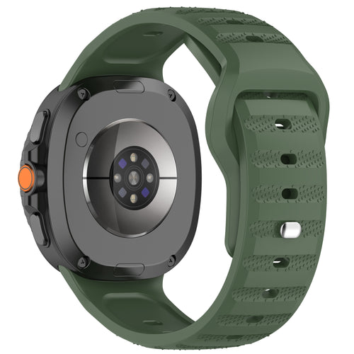 Samsung Galaxy Watch 8 Classic Outdoor Silikonarmband (Olivgrün)