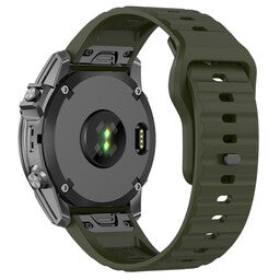 Correa silicona outdoor Garmin Instinct 3 - 45mm (verde militair)