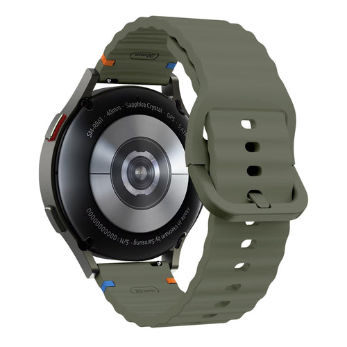 Huawei Watch GT 7 Pro Wave Silicone Strap (Army Green)