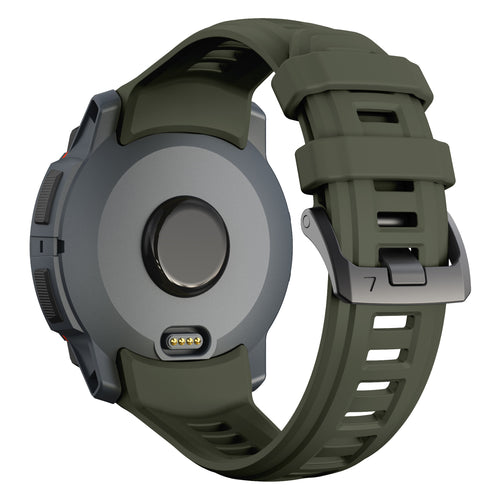 Garmin Instinct 3 - 45mm silicone band 'perfect fit' (legergroen)