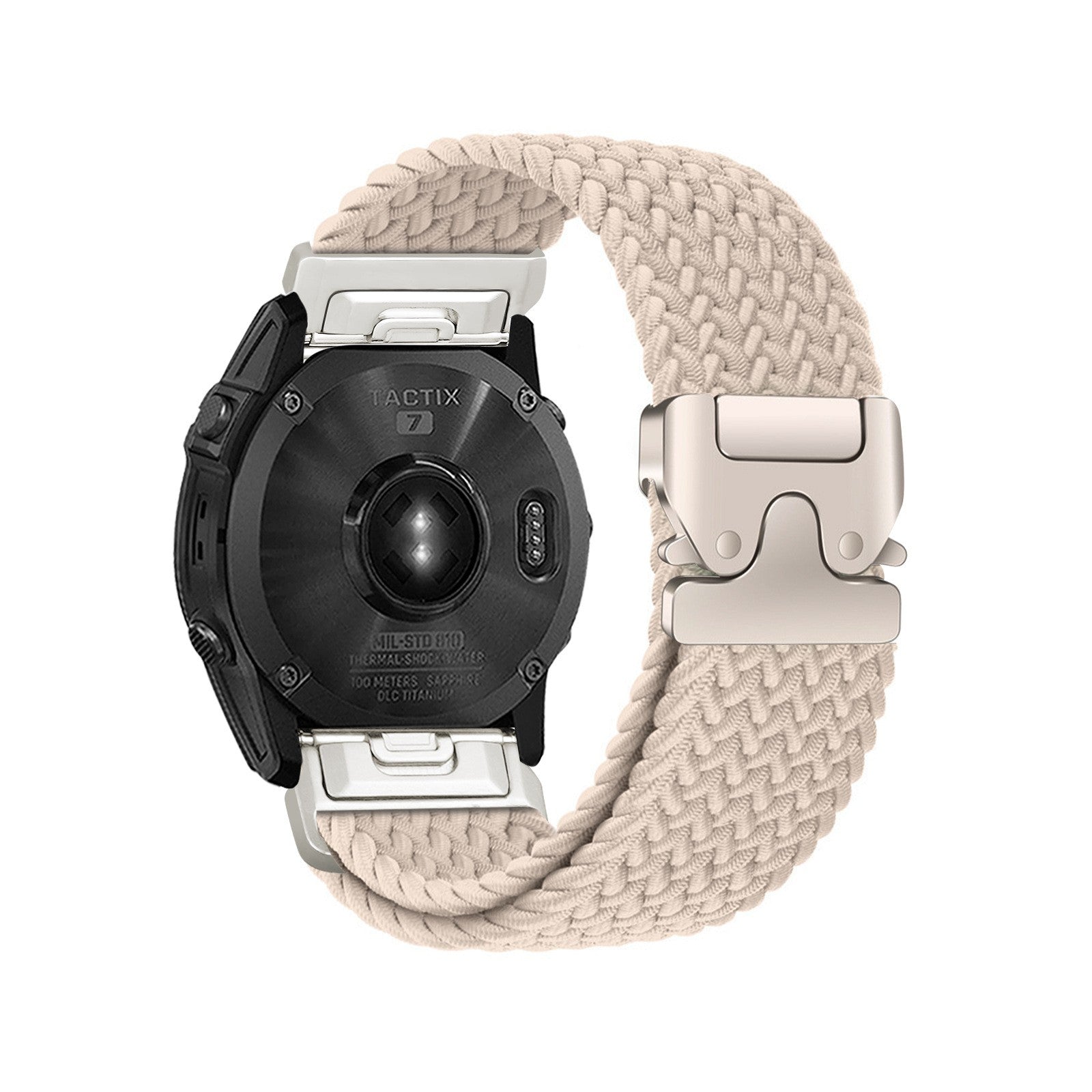 Correa trenzada con hebilla-P Garmin Instinct 2s (beige)