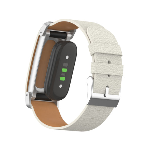 Fitbit Air Litchi Lederarmband (Beige)