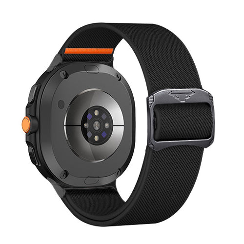 Samsung Galaxy Watch 8 - 44mm Elastisches Armband (Schwarz)