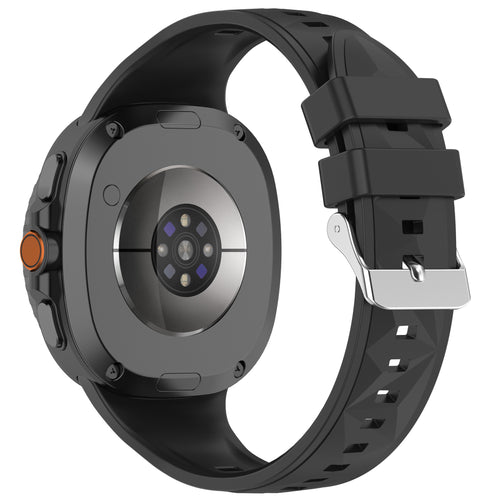 Samsung Galaxy Watch 8 - 44mm Diamond Silicone Strap (Black)