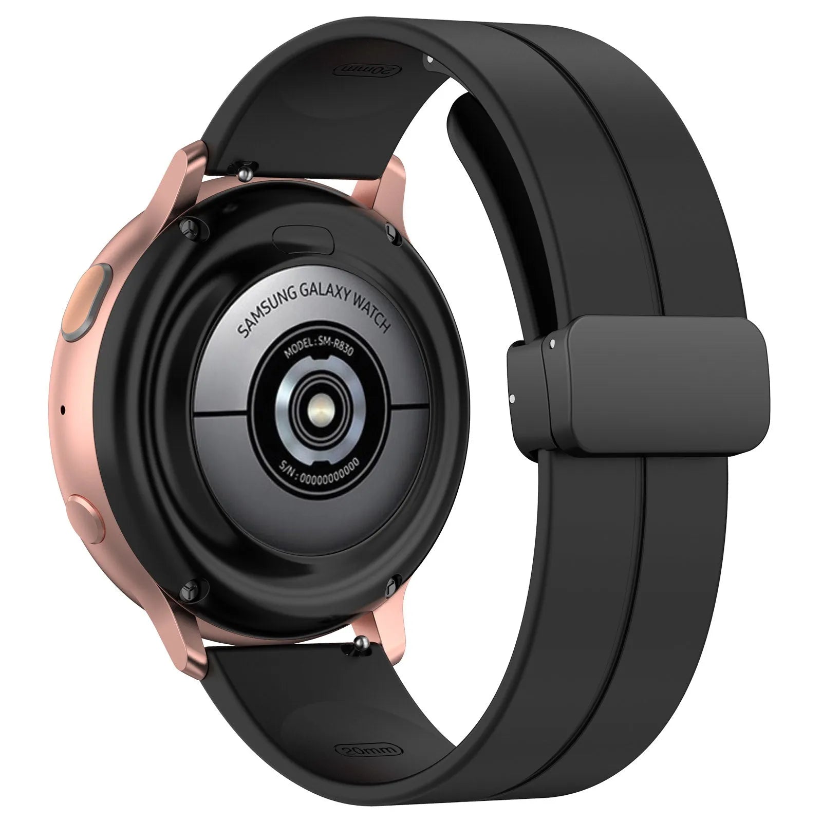 Amazfit Active D-Buckle Silicone Strap (Black)