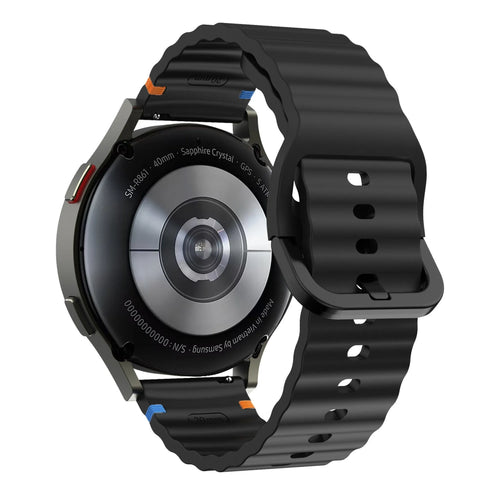 Polar Ignite 2 Wave Silicone Band (Black)