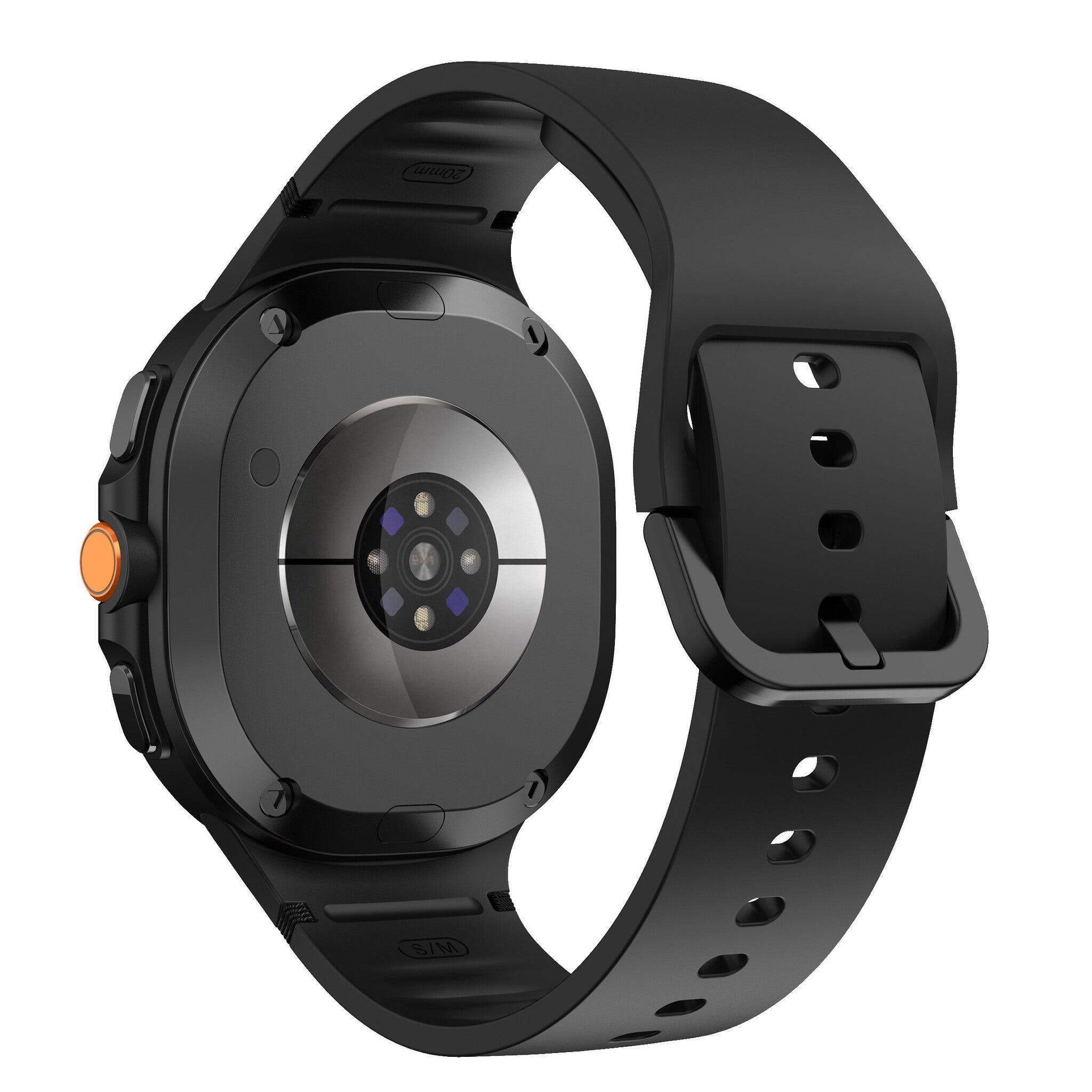 Samsung Galaxy Watch 8 - 40 mm Silikonarmband (schwarz)