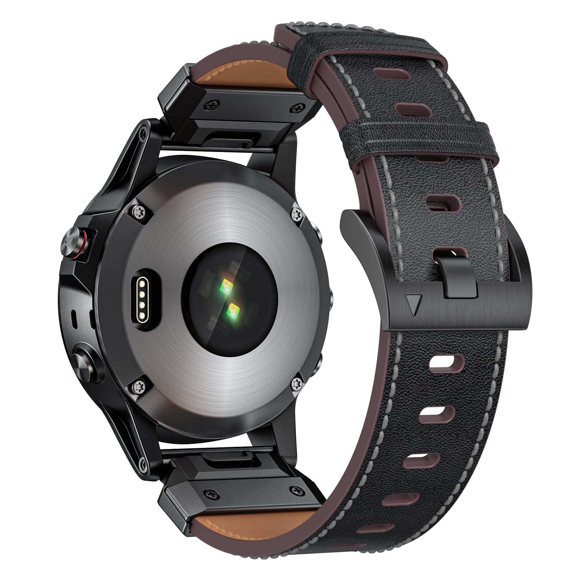Garmin Fenix 8 Pro - 51mm Genuine Leather Strap (Black)