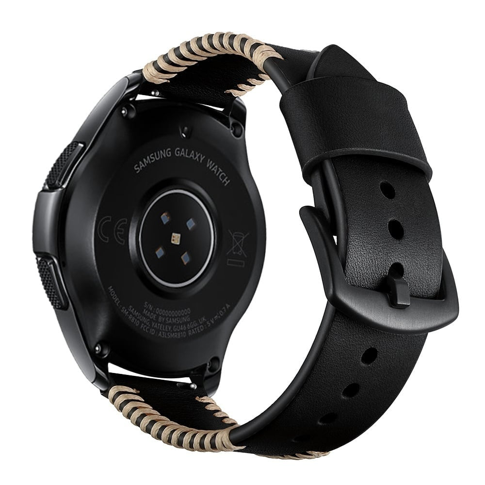 CMF Watch Pro 3 Genähtes Lederarmband (Schwarz)