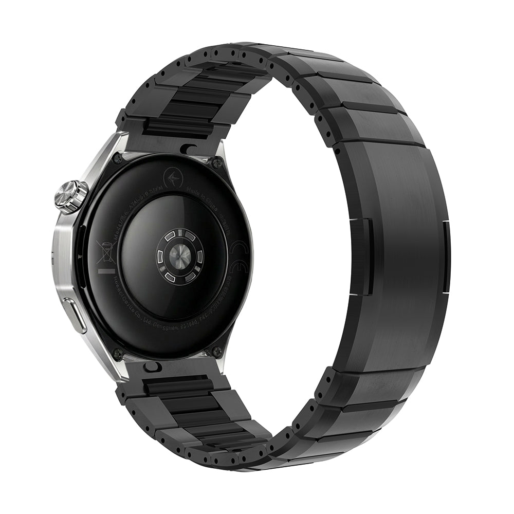 Amazfit Active Max 'One Push' Stahl-Hybridarmband (Schwarz)