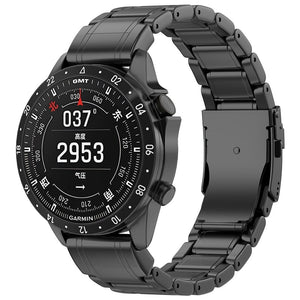 Garmin D2 Mach 2 - 47mm Premium Titanarmband (Schwarz)