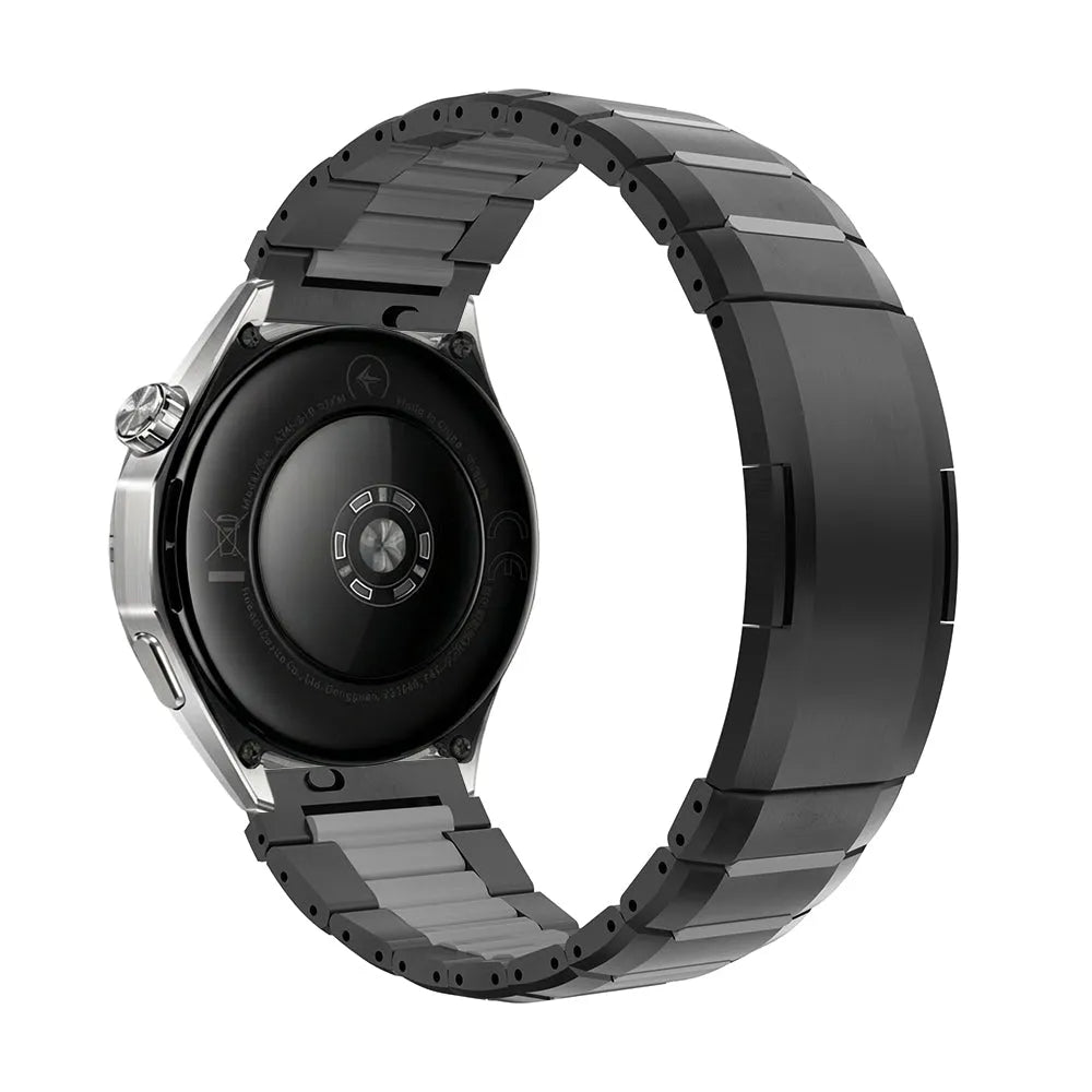 Polar Grit X Pro 'One Push' Steel Hybrid Strap (Black/Grey)