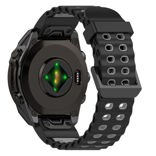 Garmin D2 Delta Wave Sport Strap (Black/Grey)