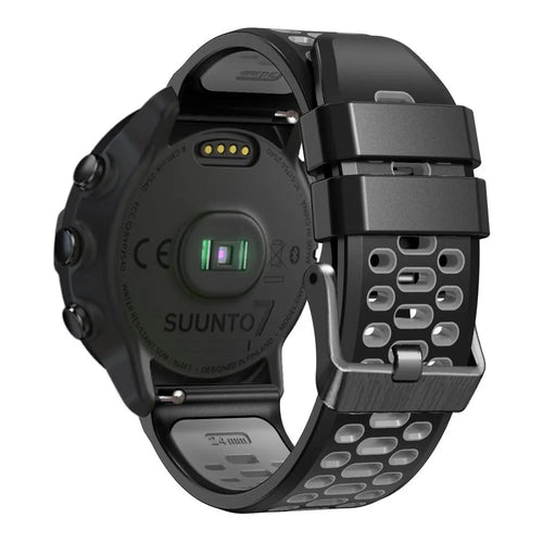 Coros Nomad Schnalle Sportarmband (Schwarz/Grau)