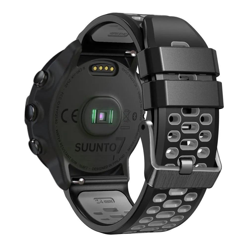 Coros Apex 4 - 46mm Sport Buckle Strap (Black/Grey)