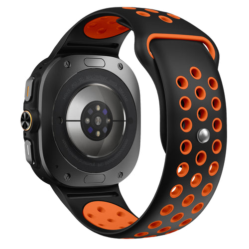 Bracelet sport Samsung Galaxy Watch Ultra (noir/orange)