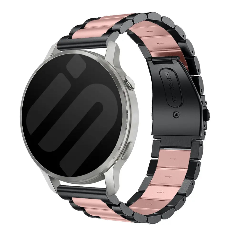 Garmin Forerunner 170 Steel Strap (Black/Pink)