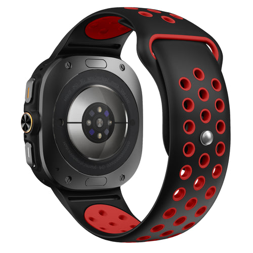 Bracelet sport Samsung Galaxy Watch Ultra (noir/rouge)