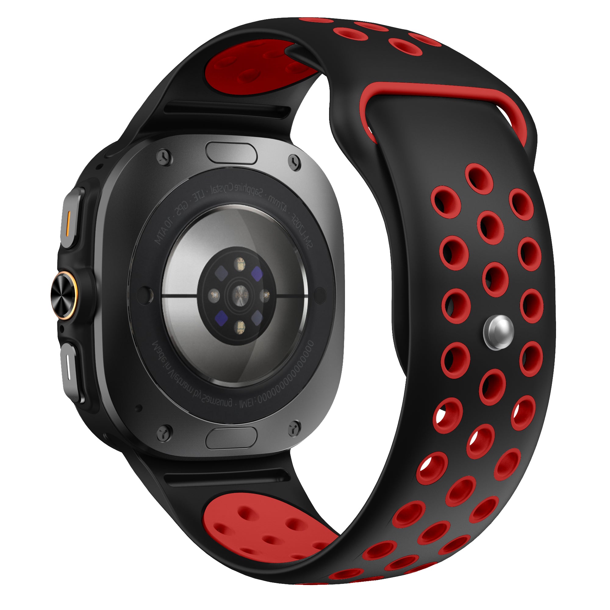 Bracelet sport Samsung Galaxy Watch Ultra (noir/rouge)