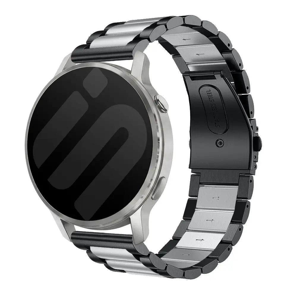 Garmin Forerunner 70 Steel Strap (Black/Silver)