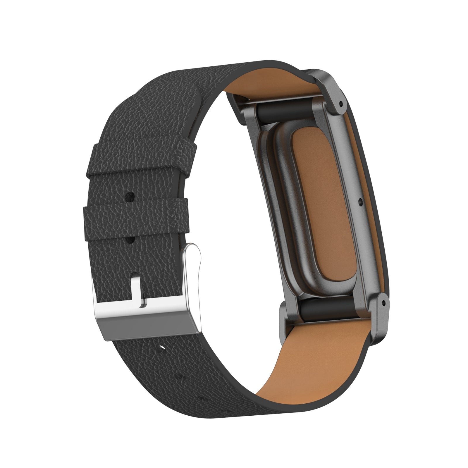 Fitbit Air Litchi Lederarmband (Schwarz)