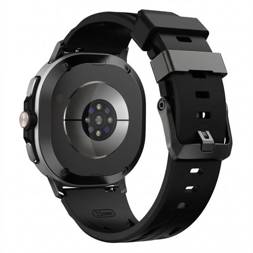Samsung Galaxy Watch 9 - 44mm Race Silicone Strap (Black)