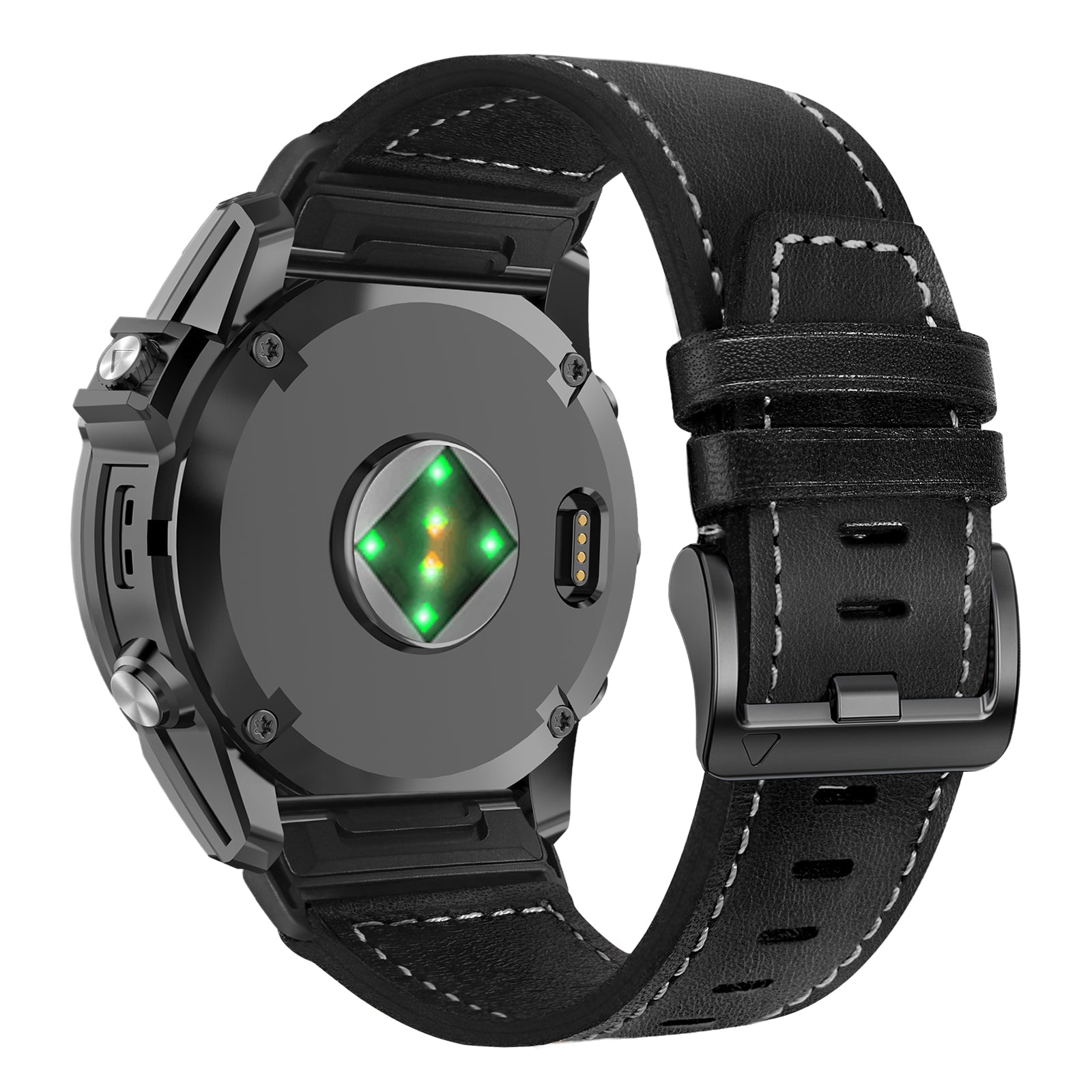 Garmin Epix Gen 2 Premium Leather Strap (Black)