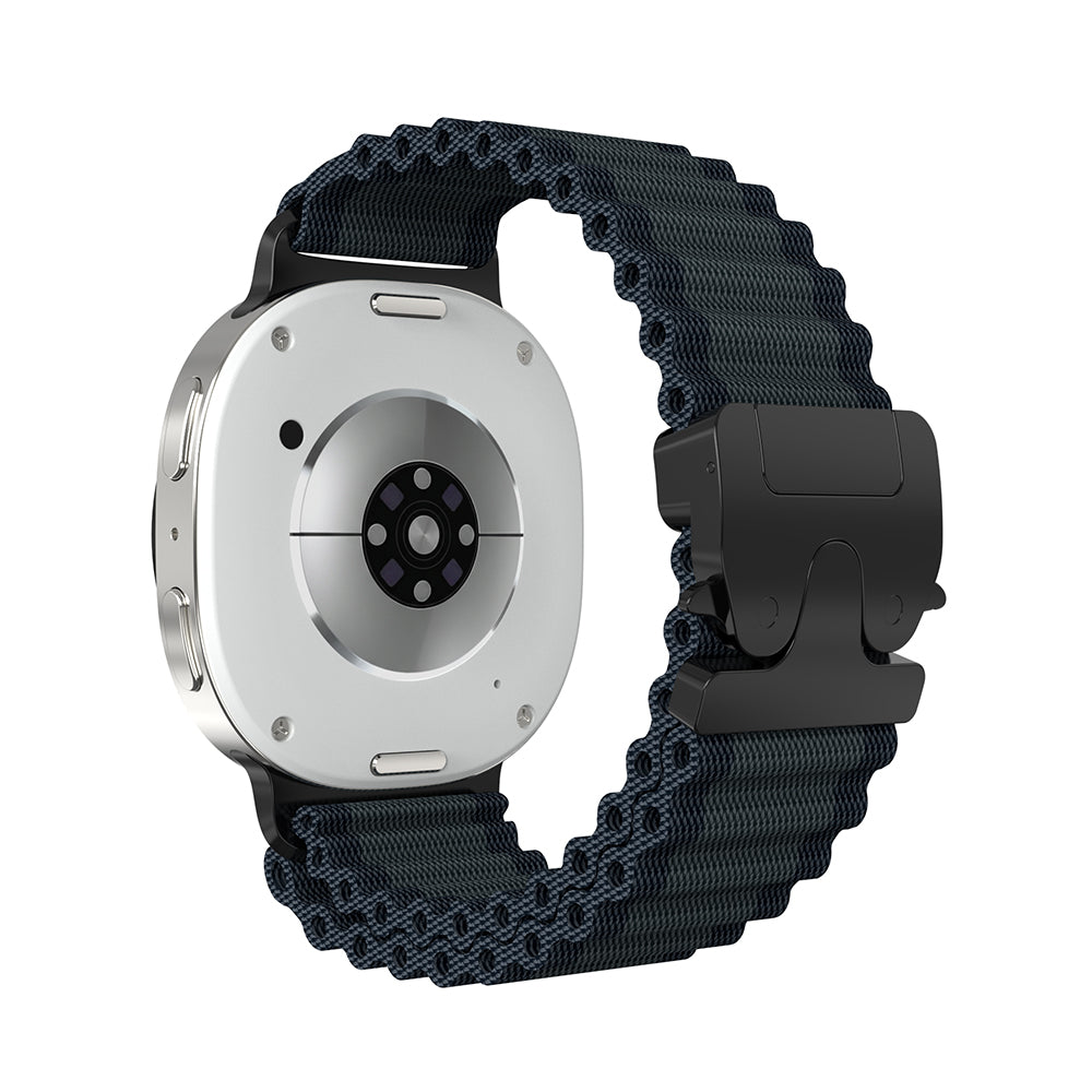 Correa nylon Outdoor con hebilla-P Samsung Galaxy Watch 8 - 40mm (negro con negro)