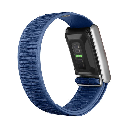 WHOOP 5.0 nylon hybrid band (blauw)