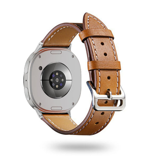 Samsung Galaxy Watch 8 - 40mm Klassisches Lederarmband (Braun)