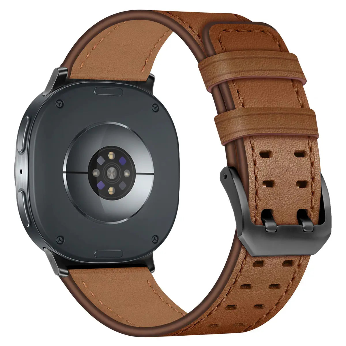 Samsung Galaxy Watch 8 - 40mm double pin leren band (bruin)