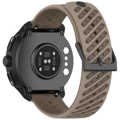 Suunto Race 2 Striped Silicone Strap (Brown)