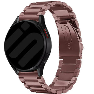 Bracelet acier Oppo Watch X (bronze-marron)