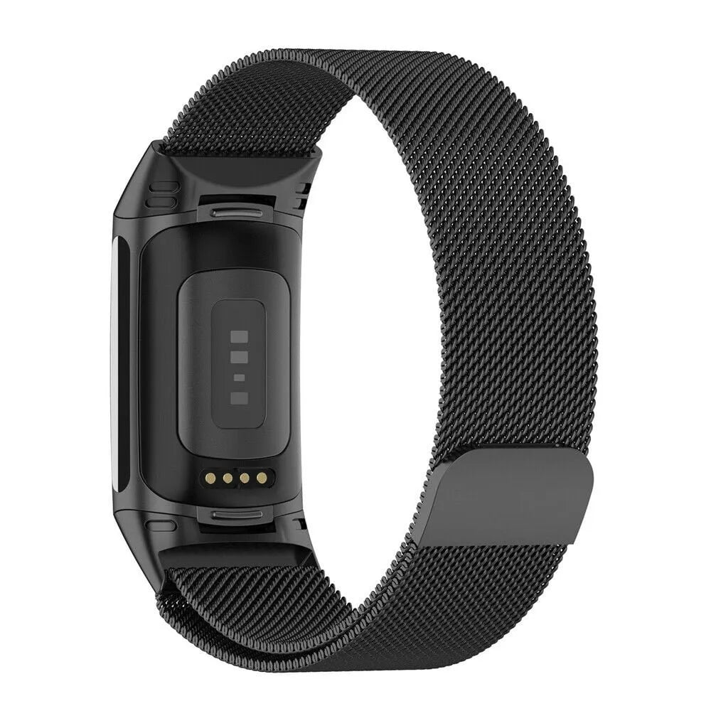 Fitbit Charge 5 Milanese Strap (Black)