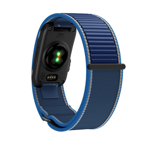 Bandz Garmin Cirqa Nylonarmband 'Classic' (Duo Blau)