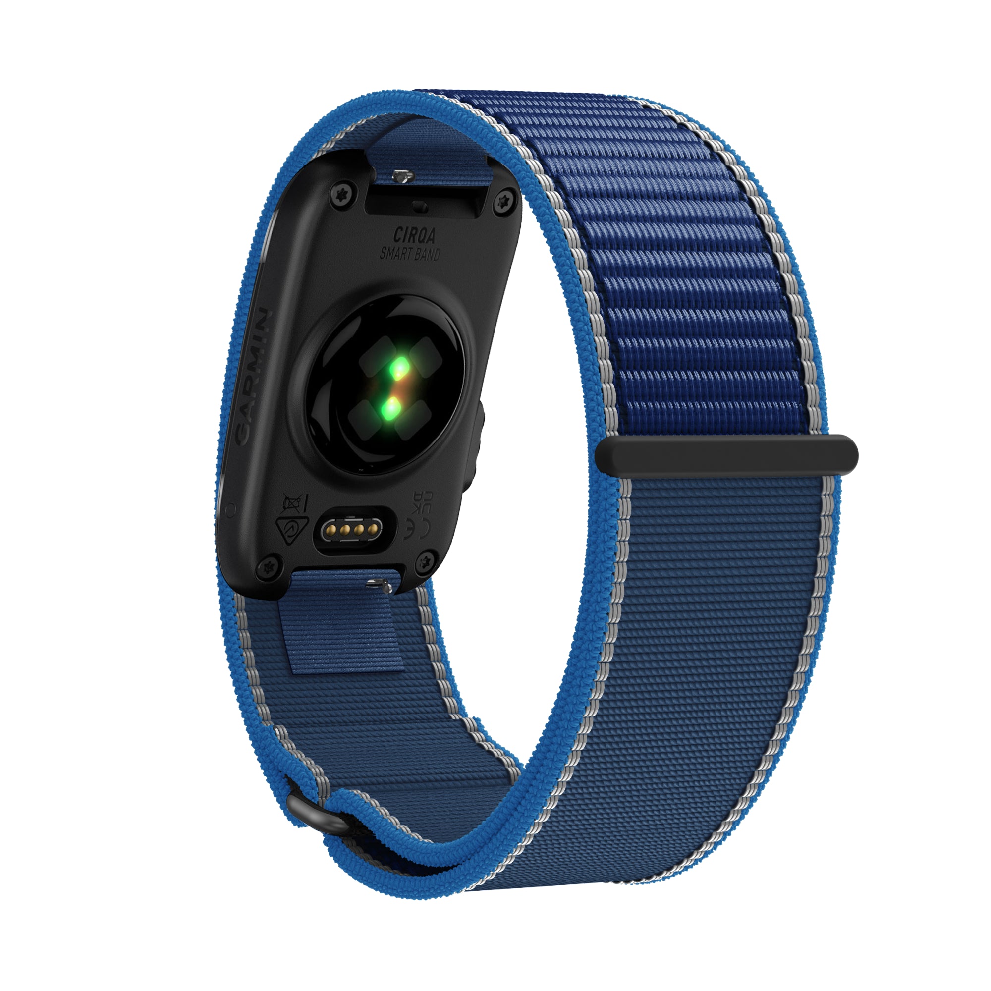 Bandz Garmin Cirqa Nylonarmband 'Classic' (Duo Blau)