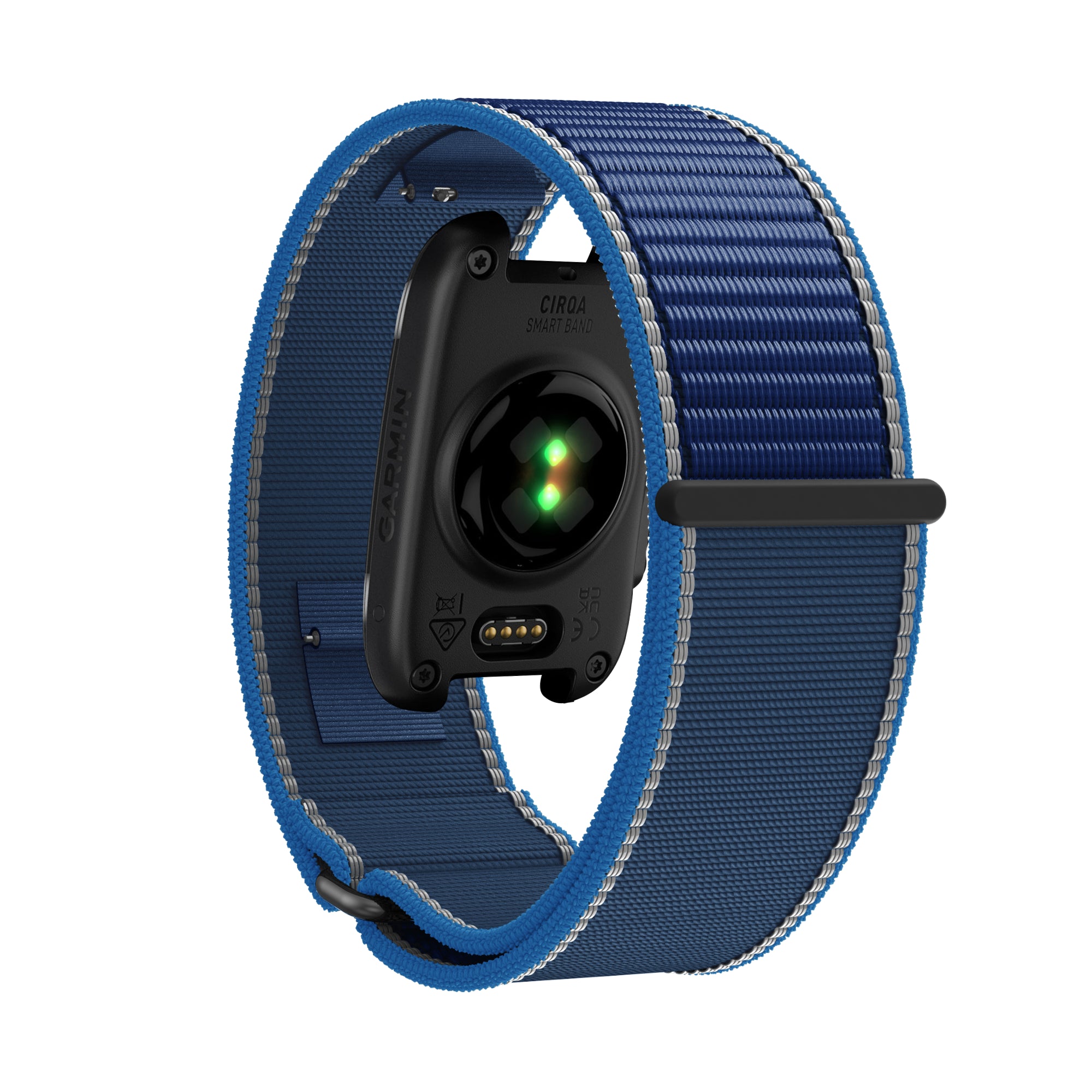 Bandz Garmin Cirqa Nylon Band für Biceps (Duo Blau)