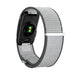 Bandz Garmin Cirqa Nylon Band für Biceps (Grau/Weiß)