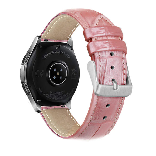 Amazfit GTS 4 Crocodile Leather Grain Strap (Pink)
