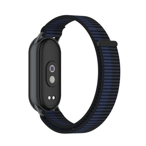 Bracelet nylon moderne Xiaomi Smart Band 10 (bleu foncé)