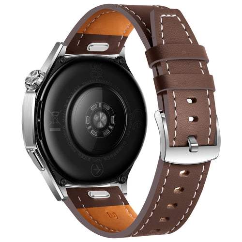 Huawei Watch GT 7 Pro Leather Strap 'One Push' (Dark Brown)
