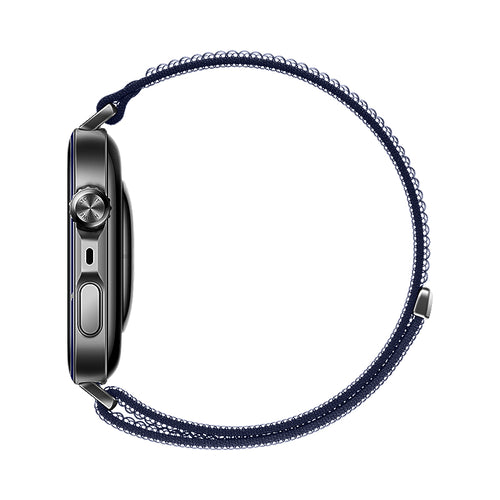Huawei Watch Fit 5 Pro ultradunne nylon band (donkerblauw)