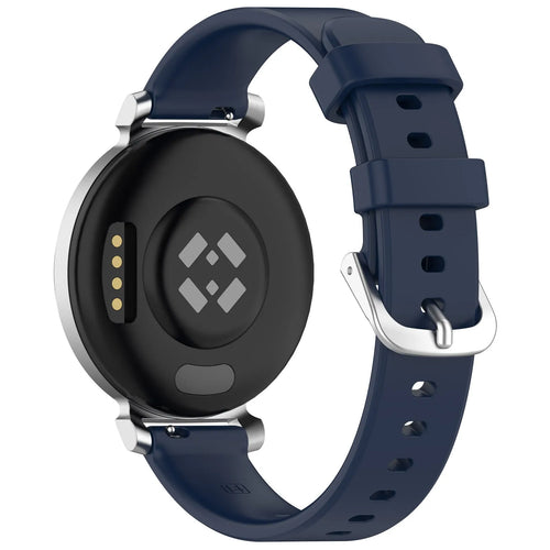 Pebble Round 2 - 14mm Silicone Classic Strap (Dark Blue)