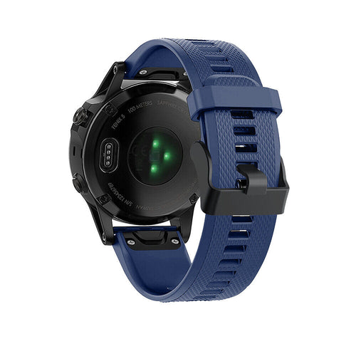Bracelet silicone Garmin Approach S62 (bleu foncé)