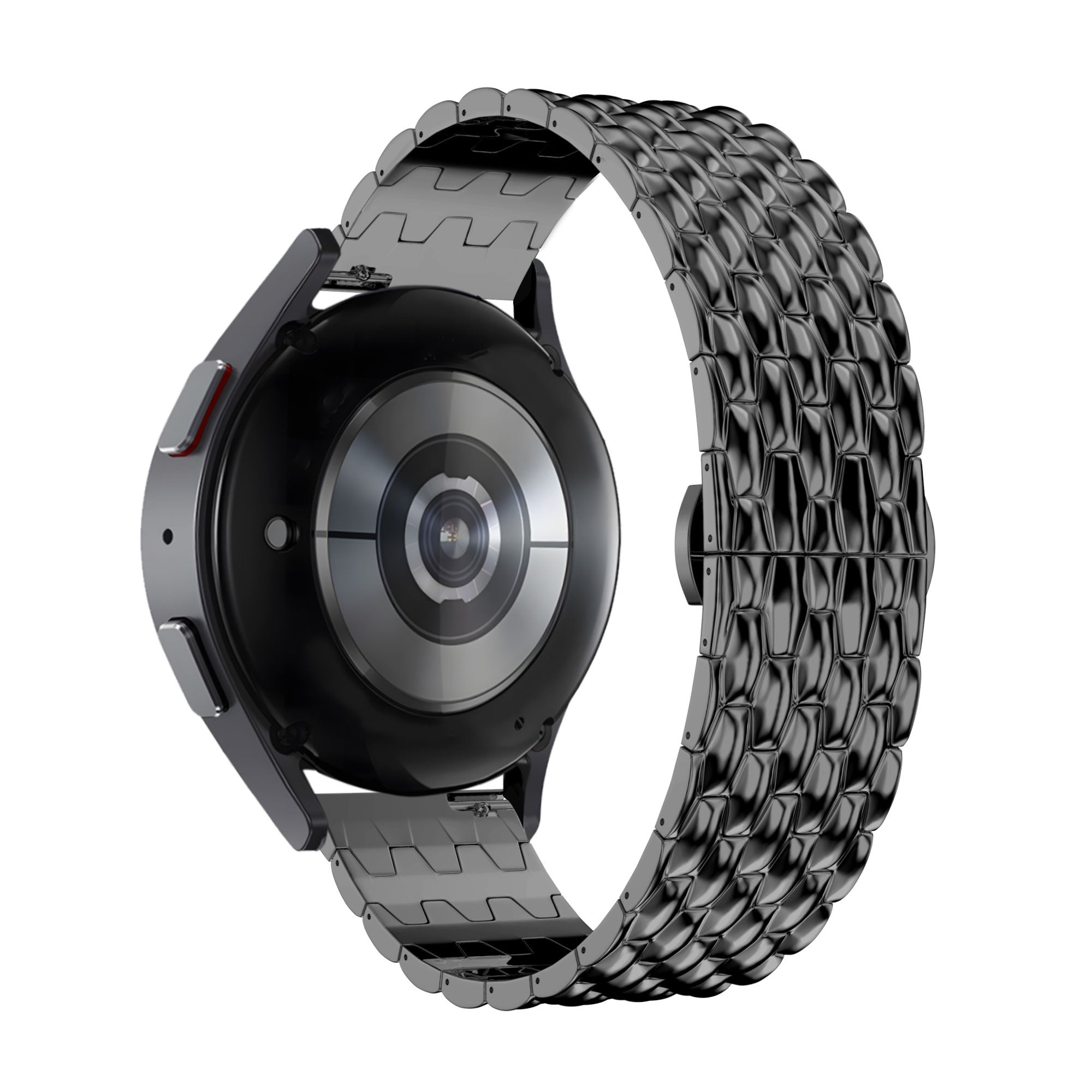 Bandz Garmin Approach S44 Stahlarmband 'Dragon' (Schwarz)