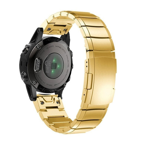 Correa acero Garmin Approach S70 - 47mm (dorado)