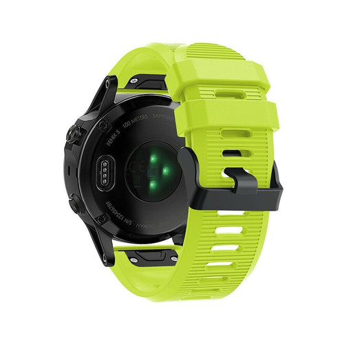 Garmin Tactix 7 Pro siliconen bandje (lichtgroen)