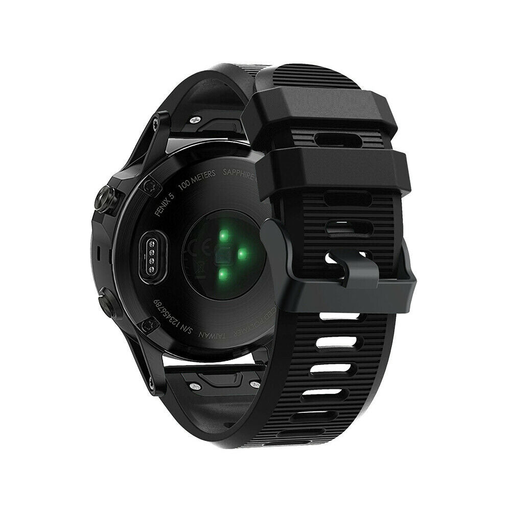 Garmin Fenix 8 Pro - 51mm Silikonarmband (Schwarz)